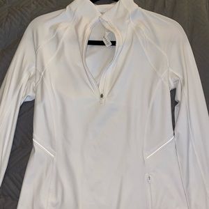 White Lululemon 1/4 Zip